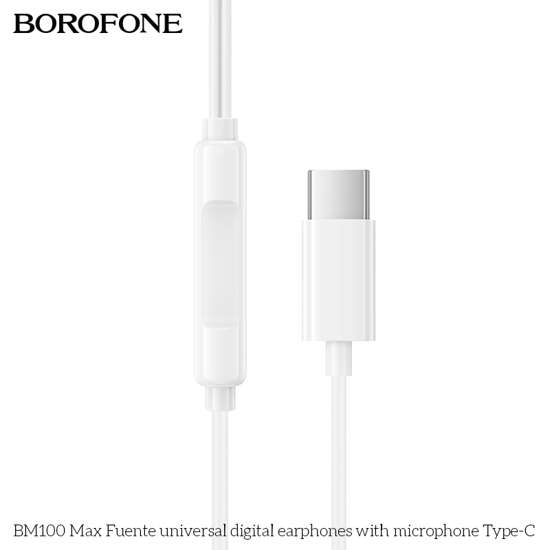 BOROFONE BM100 USB-C earphones with microphone NZ 8